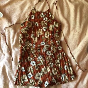 2/$16 Halter/backless romper